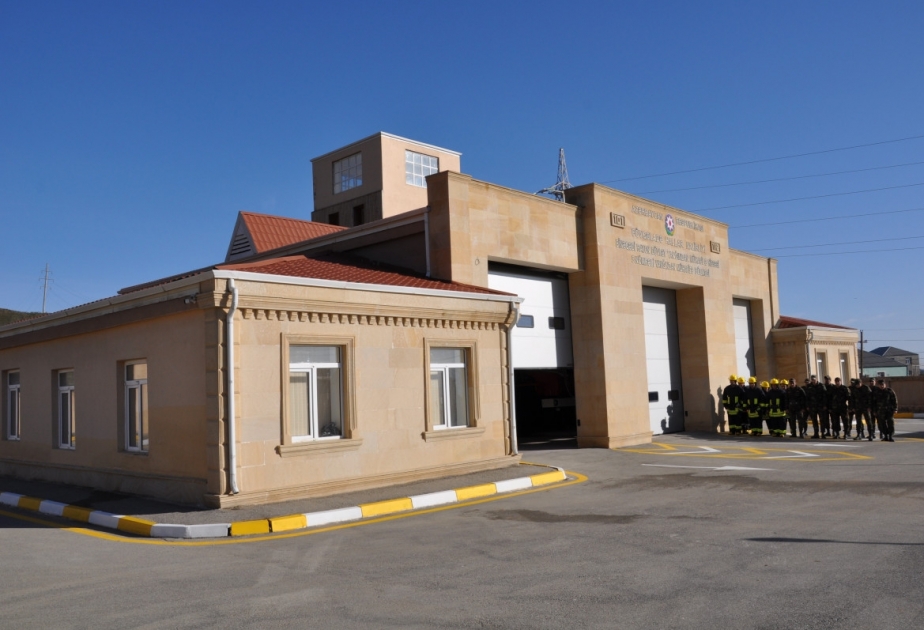 Binəqədi rayon Dövlət Yanğından Mühafizə Hissəsinin yeni bölməsinin açılışı olub
