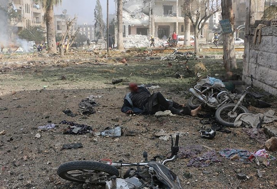 Suriyada bomba yüklü iki avtomobilin partladılması nəticəsində 9 nəfər ölüb