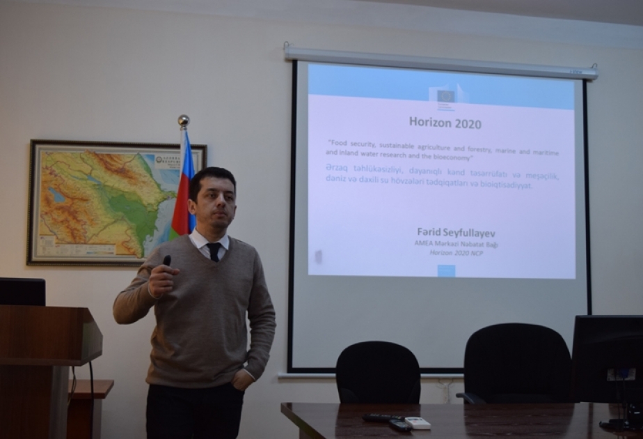 Botanika İnstitutunun əməkdaşları “Horizon-2020” proqramına müraciət qaydaları barədə məlumatlandırılıb