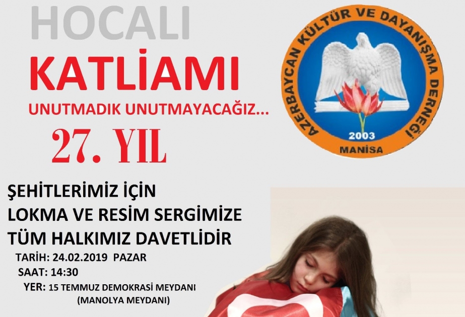 Türkiyənin bütün bölgələrində Xocalı faciəsi şəhidləri anılacaq