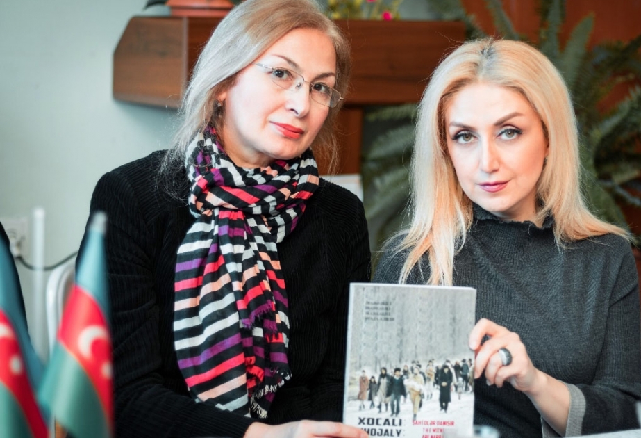 В Ходжалинской школе состоялась презентация книги «Ходжалы: Рассказывают свидетели»