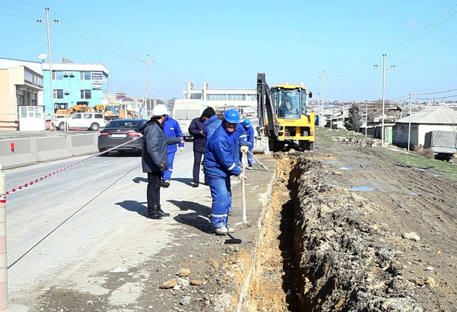 Xocasən qəsəbəsinin qaz təsərrüfatı yenidən qurulur
