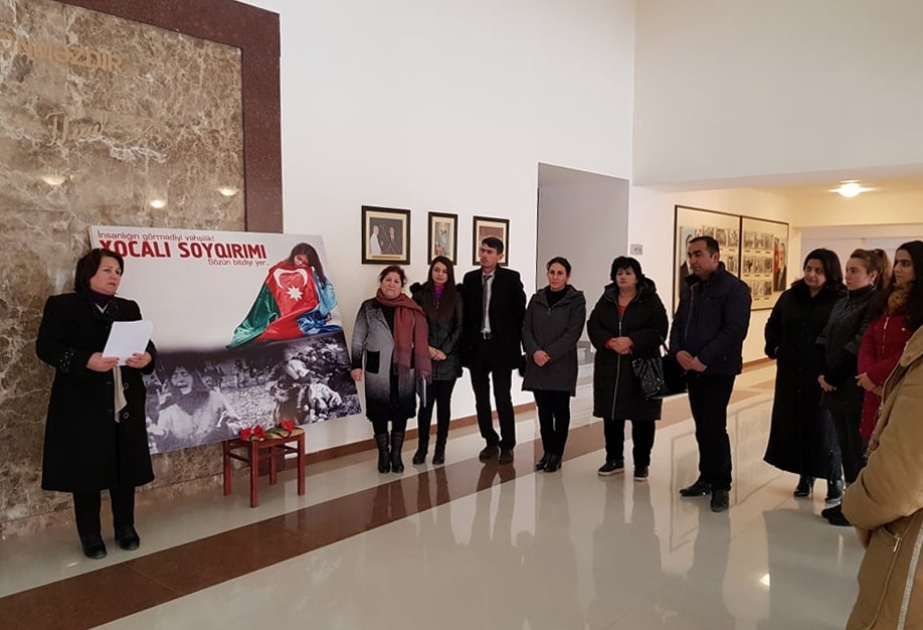 Xocalı faciəsinin 27-ci ildönümü Beyləqanda silsilə tədbirlərlə qeyd edilir