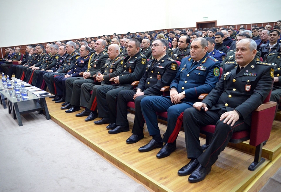 Hərbi Akademiyanın yaranmasının 20-ci ildönümü qeyd olunub