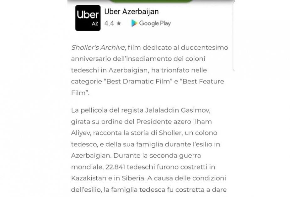 Prensa holandesa narra de la película azerbaiyana “El Archivo de Sholler”