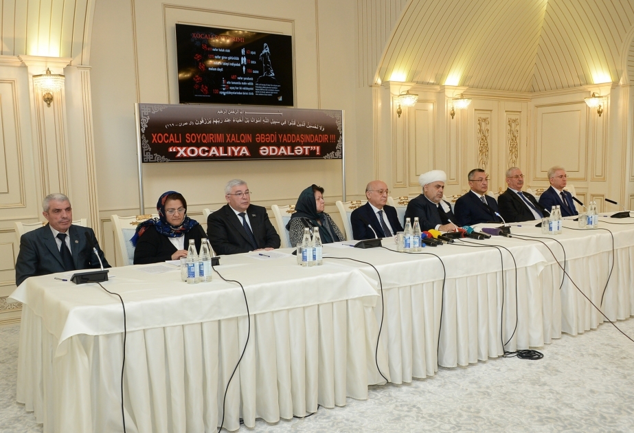 Религиозные лидеры Азербайджана обратились к мировым религиозным лидерам, международным организациям в связи с годовщиной Ходжалинского геноцида