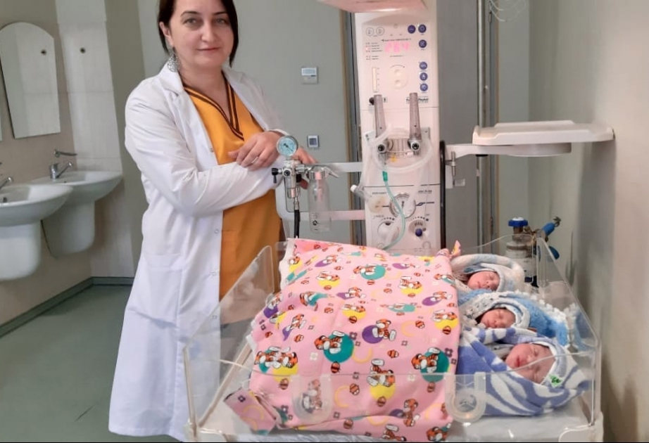 Qusarda üçəm oğlan dünyaya gəlib