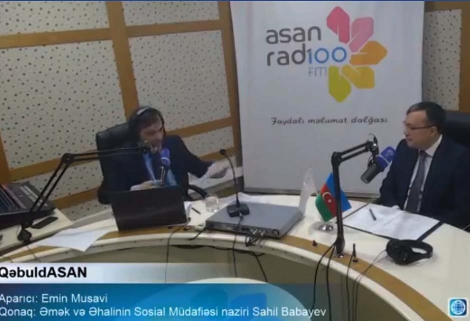 “ASAN Radio”nun “Qəbuldasan” verilişinin qonağı olan nazir Sahil Babayev 36 vətəndaş müraciətini cavablandırıb