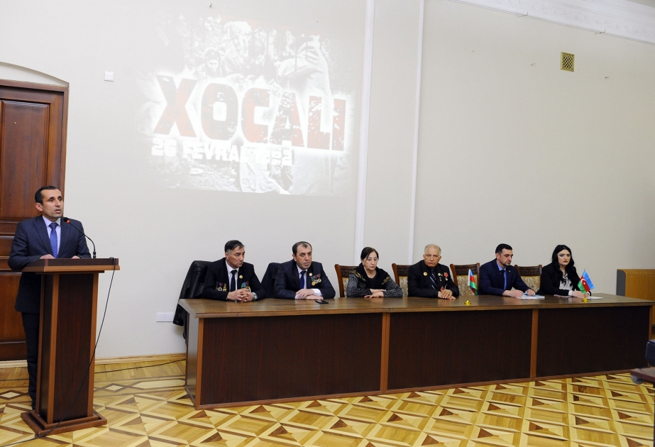 Muzeydə Xocalı soyqırımı qurbanlarının xatirəsi anılıb