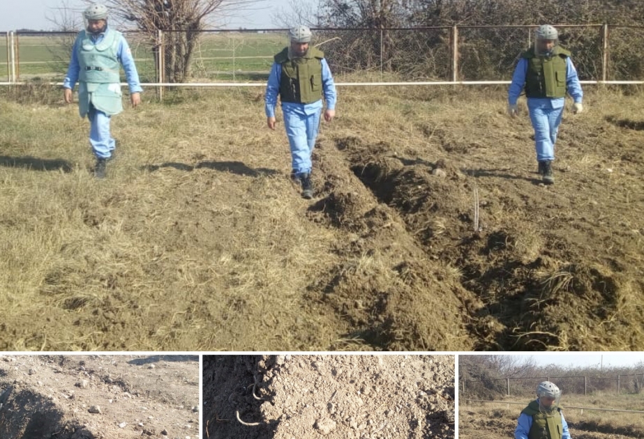 В Агдамском районе обнаружен зенитный снаряд