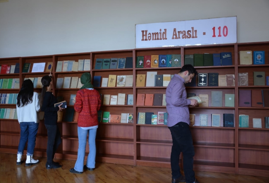 Milli Kitabxanada “Həmid Araslı – 110” adlı kitab sərgisi açılıb