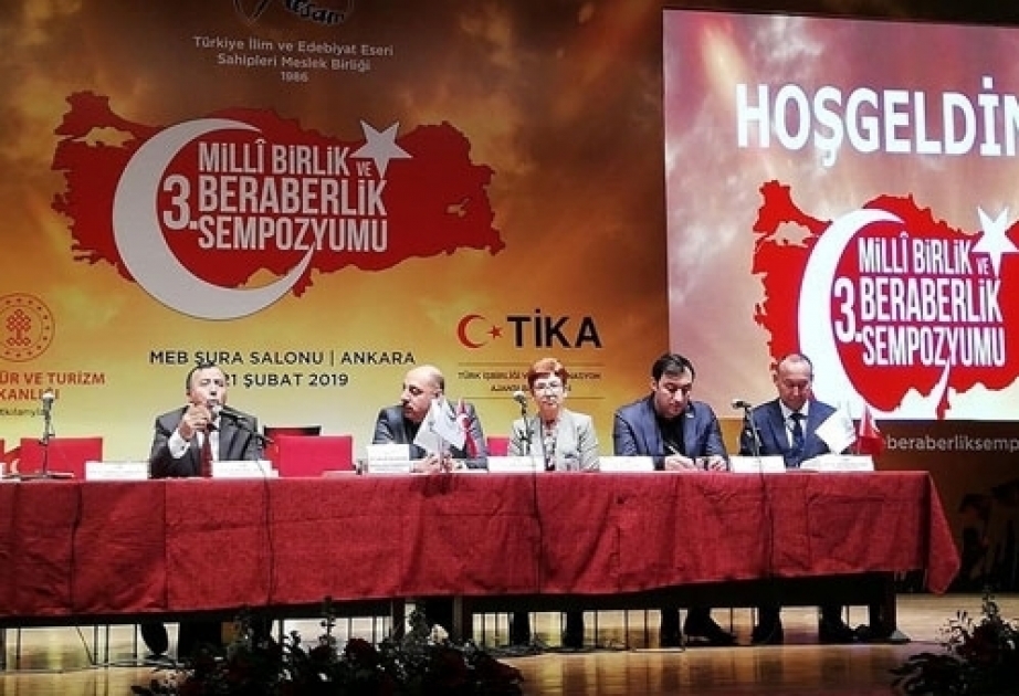 Azerbaiyán está representado en Ankara en el III Simposio Nacional de Unidad e Igualdad