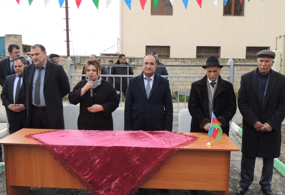 Ağdam şəhər 65 nömrəli tam orta məktəb üçün quraşdırılan modul tipli bina istifadəyə verilib