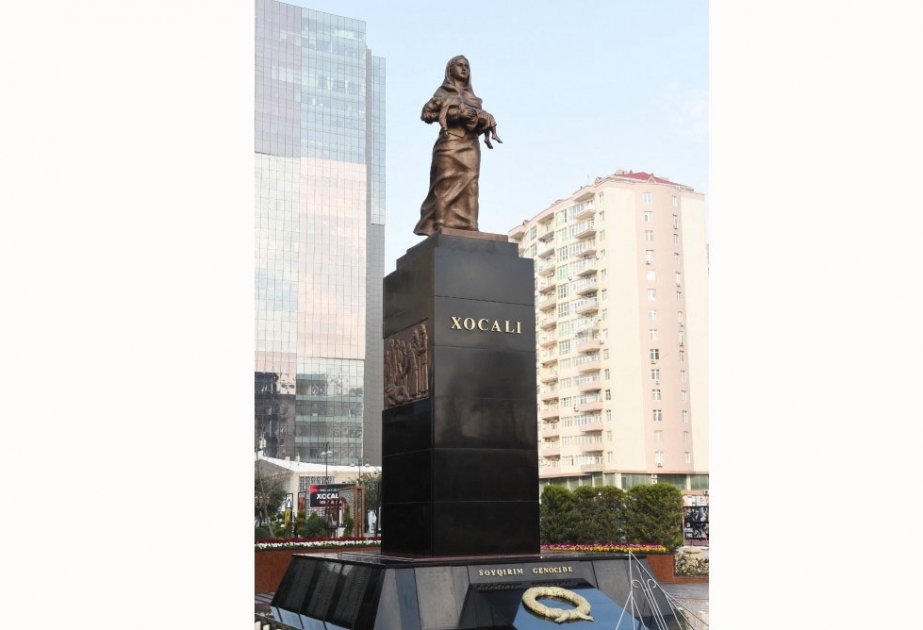 “Ana harayı” abidəsinin yerləşdiyi Xocalı parkında hazırlıq işləri aparılır