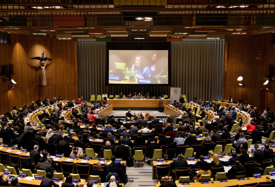 Депутаты Милли Меджлиса приняли участие в парламентских слушаниях в генеральном штабе ООН