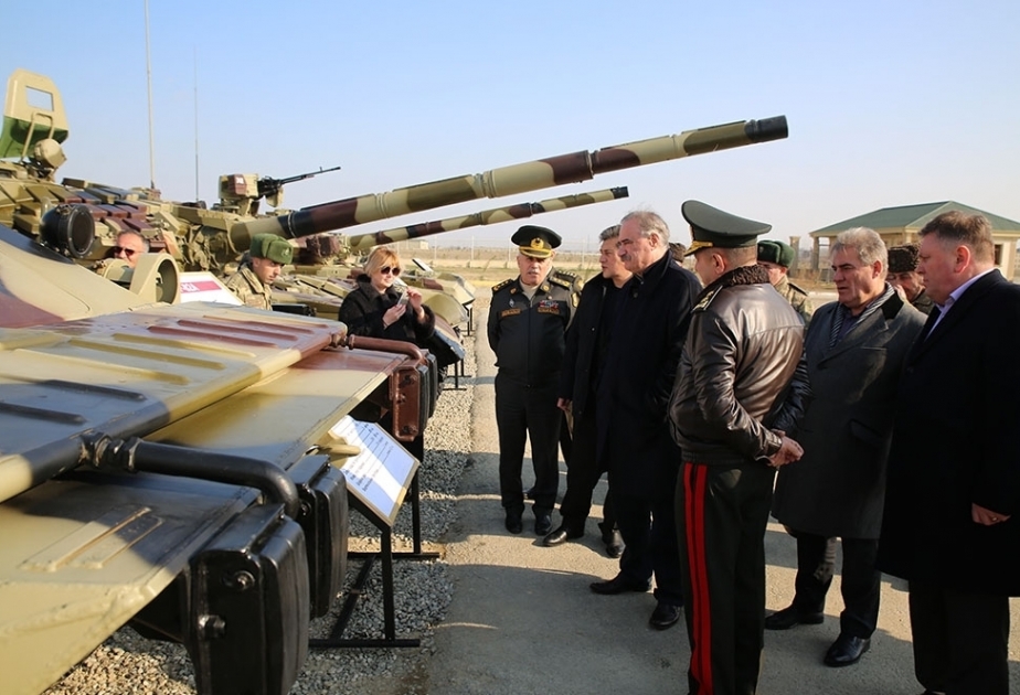 Afghan war veterans visit military unit of Azerbaijan`s Defence Ministry