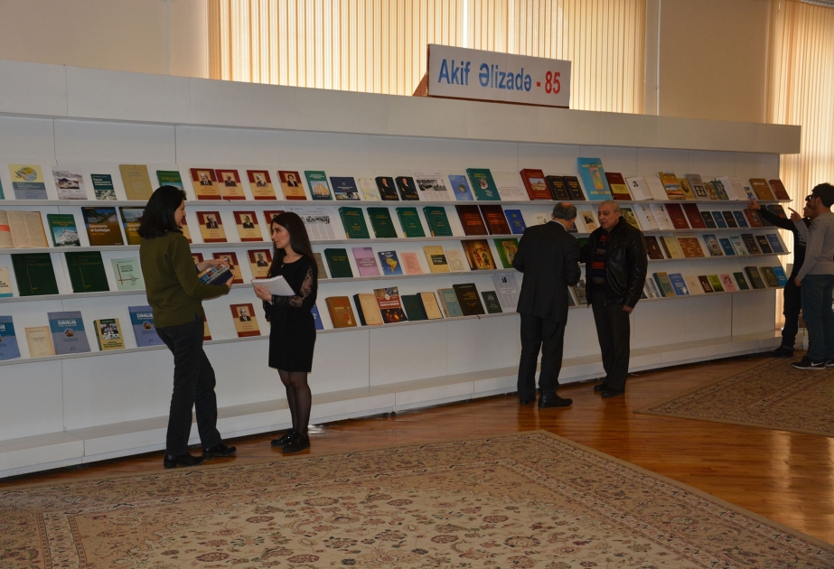 Milli Kitabxanada “Akif Əlizadə-85” adlı kitab sərgisi nümayiş olunur