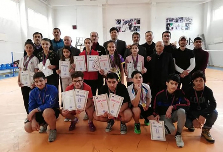Yeniyetmə badmintonçuların Bakı şəhər birinciliyinə yekun vurulub