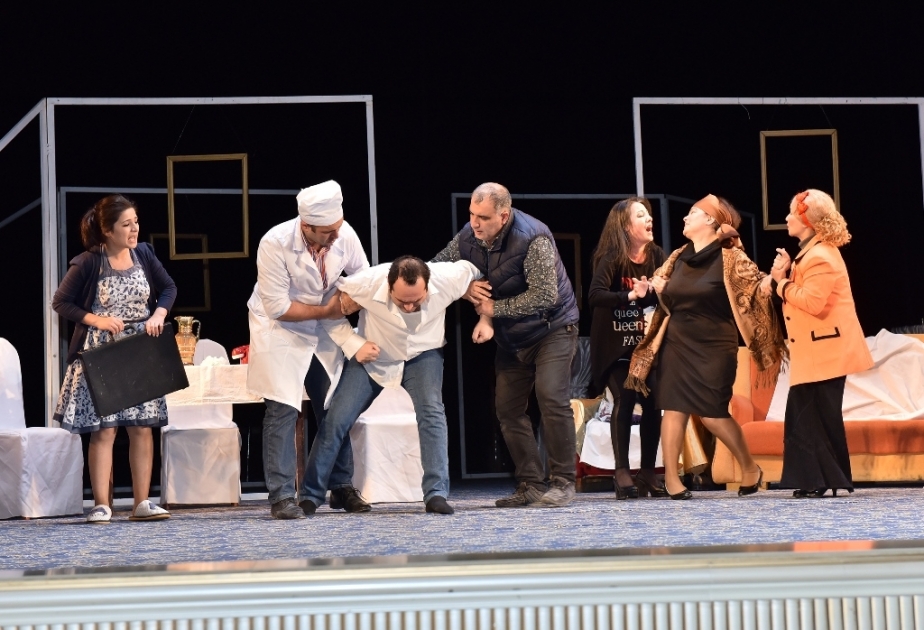 “Narkoman” tamaşası Sumqayıt Dövlət Dram Teatrının səhnəsində