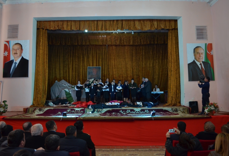 Kürdəmirdə Xocalı soyqırımı qurbanlarının xatirəsi anılıb