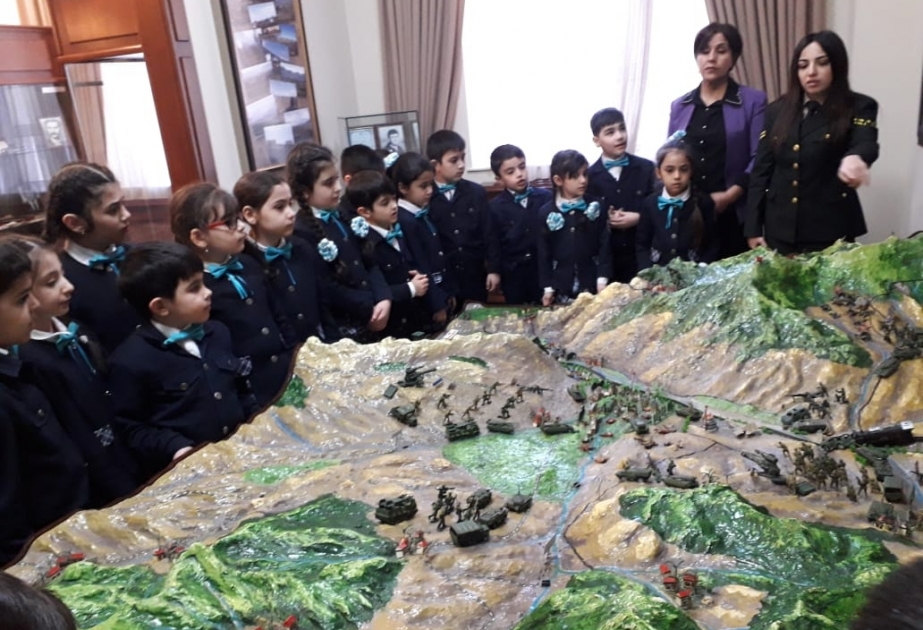 Nizami rayon məktəbliləri Memorial Soyqırımı Muzeyində