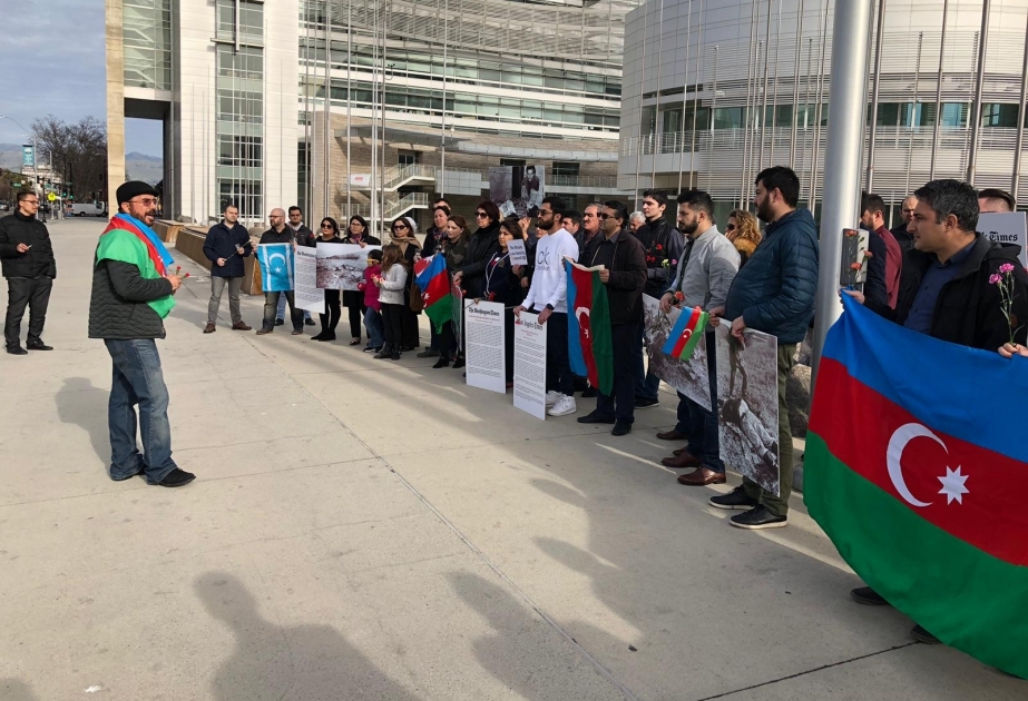 Un rassemblement organisé à l’occasion de l’anniversaire du génocide de Khodjaly à San José