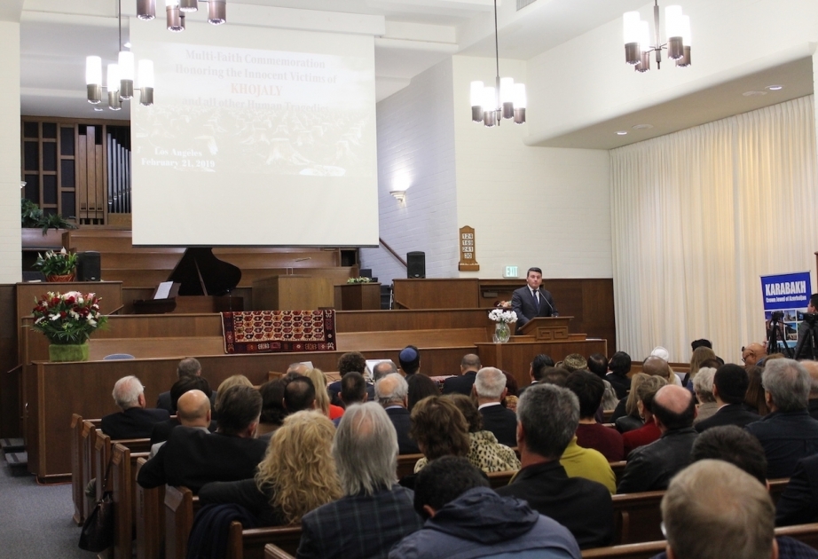 Los Angeles Church hosts event to commemorate Khojaly victims