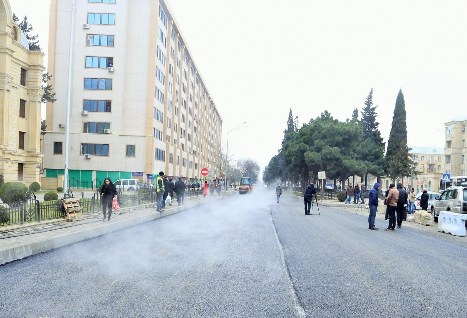 Sabunçu və Suraxanı rayonlarının qəsəbələrini birləşdirən yol yenidən qurulur