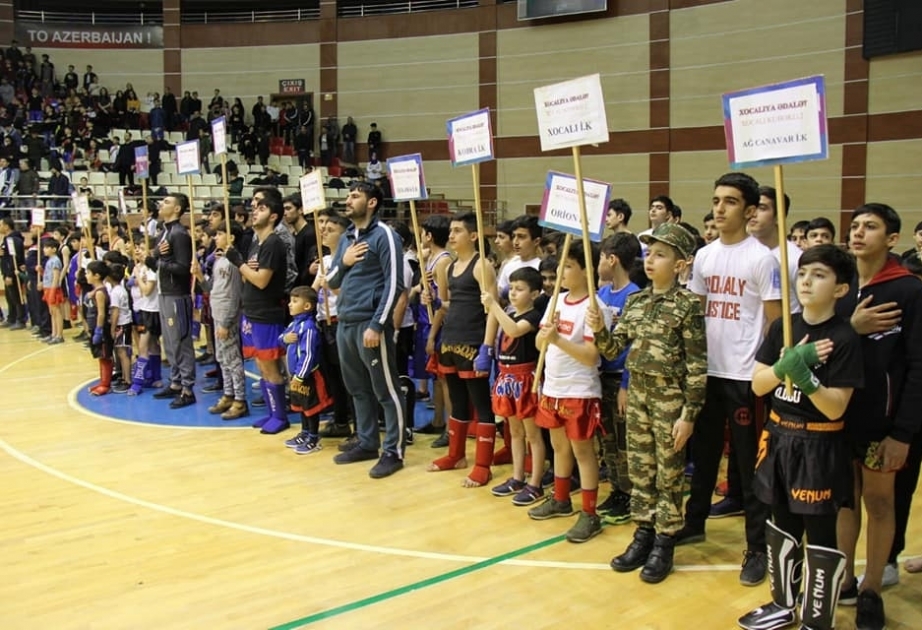 Kikboksinq üzrə açıq “Xocalı kuboku 2” turniri keçirilib