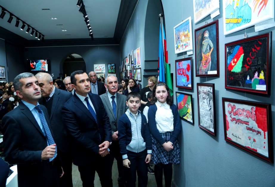 Xocalı faciəsinə həsr olunan rəsm sərgisi