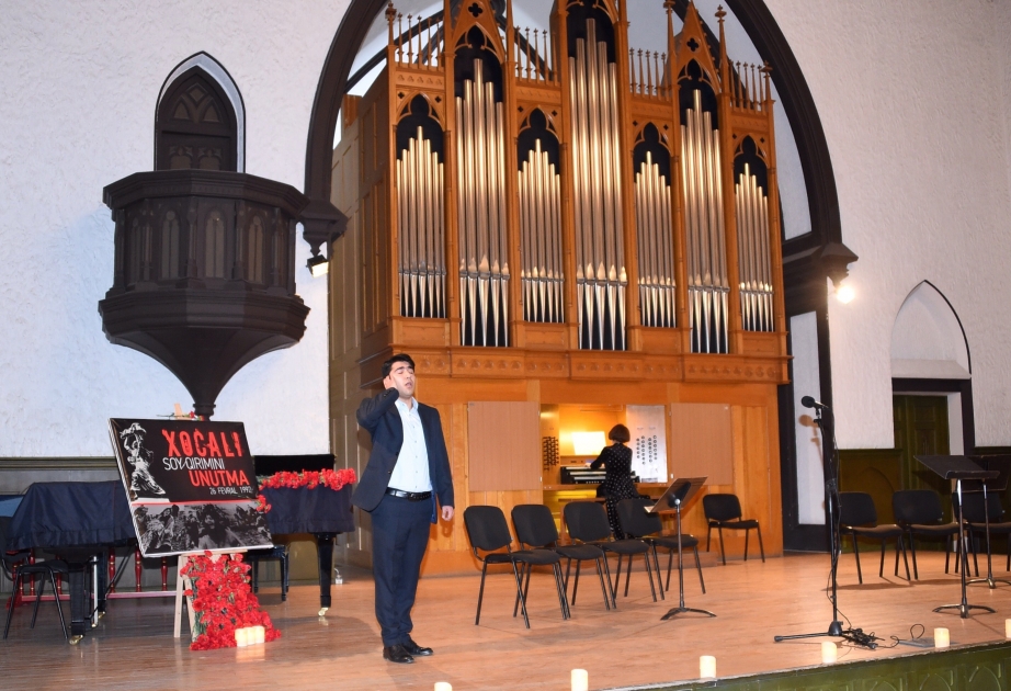 Xocalı şəhidlərinin xatirəsinə orqan musiqisi təqdim edilib