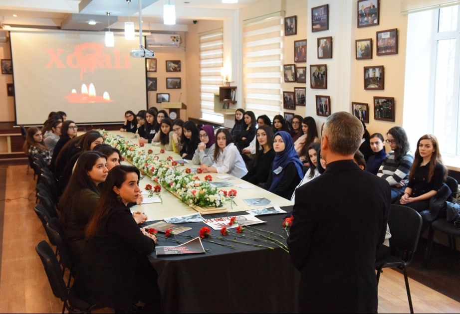 ADU-da ilk dərslər Xocalı soyqırımına həsr olunub