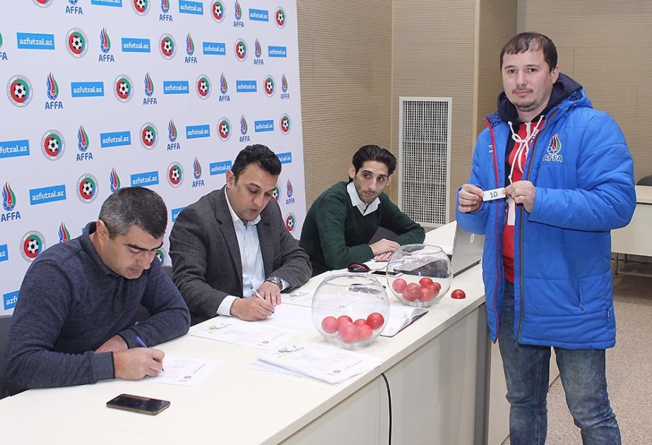 Futzal üzrə ölkə kuboku yarışlarının 1/8, 1/4 və yarımfinal mərhələlərinin püşkü atılıb