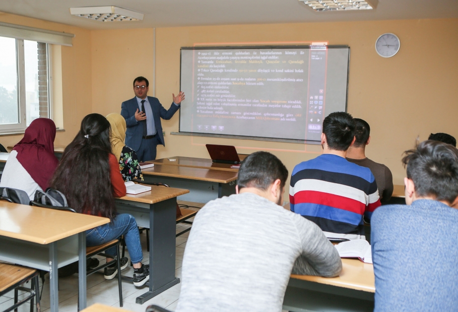 İlahiyyat İnstitutunda ilk dərslər Xocalı soyqırımına həsr olunub