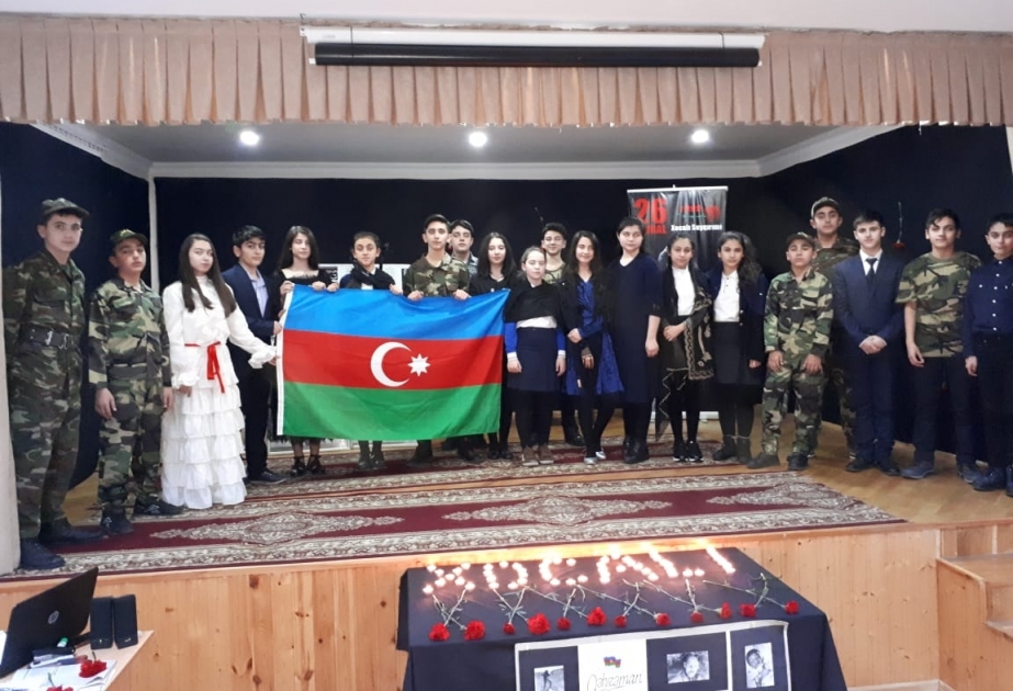 Xocalı faciəsinə həsr olunmuş ədəbi-bədii kompozisiya təqdim edilib