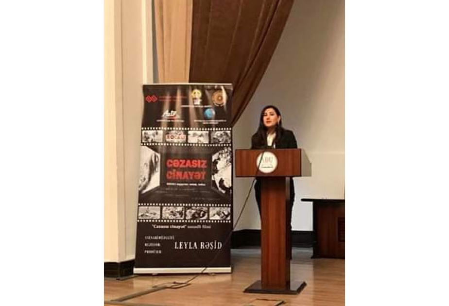 “Cəzasız cinayət” filmi Azərbaycan Dillər Universitetində nümayiş olunub