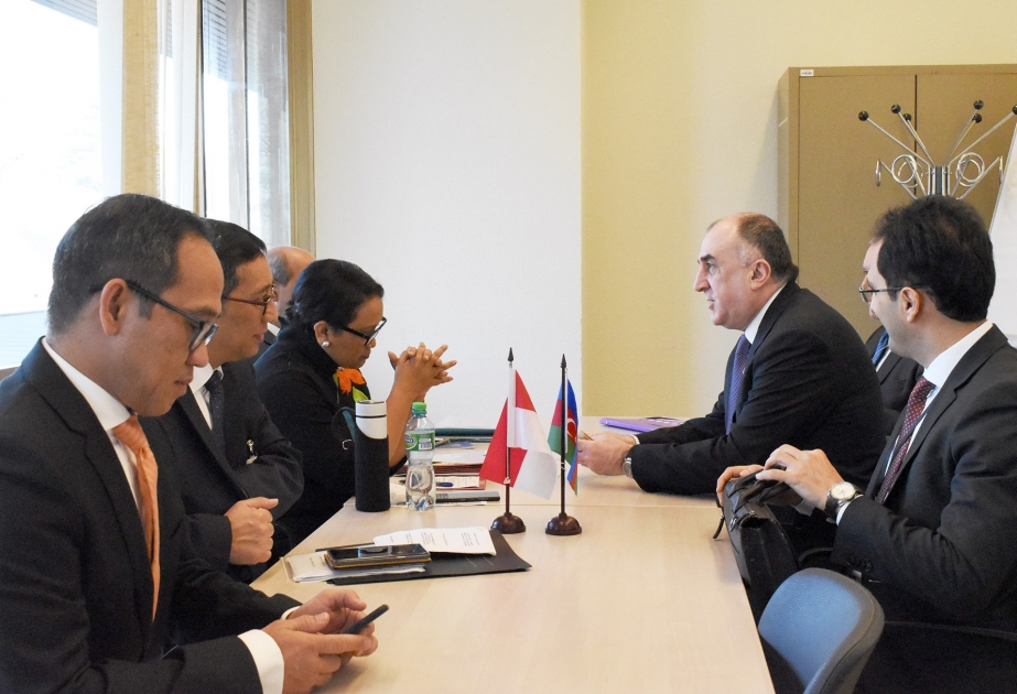 Außenminister Mammadyrov trifft seine indonesische Amtskollegin