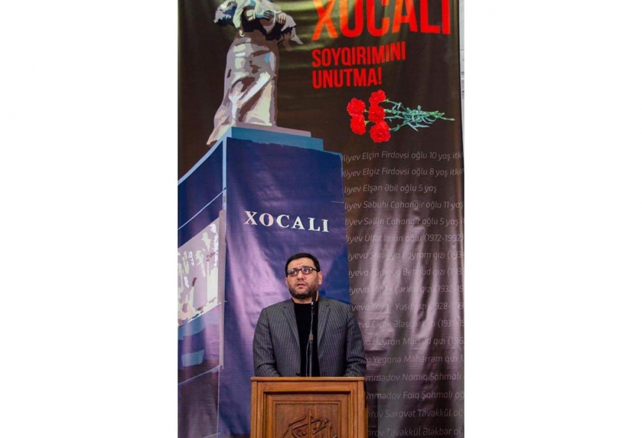 Şahin Həsənli: Xocalı faciəsinin ağrı-acısını hər birimiz hiss etməliyik