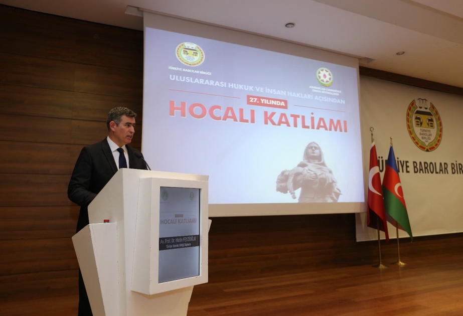 Ankarada Xocalı faciəsinin dünyada soyqırımı aktı kimi tanınmasının hüquqi imkanları müzakirə olunub