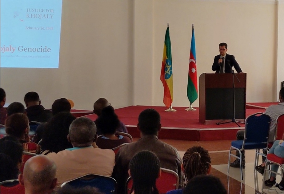 Efiopiyanın Beynəlxalq Liderlik İnstitutunda Xocalı soyqırımından danışılıb