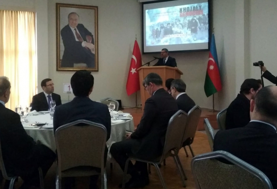 Xocalı şəhidlərinin xatirəsi Ankarada da ehtiramla yad olunub