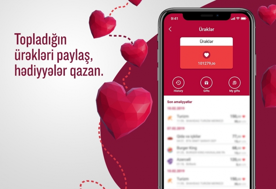 ®  “Ürəklər”ini paylaş, hədiyyə qazan!