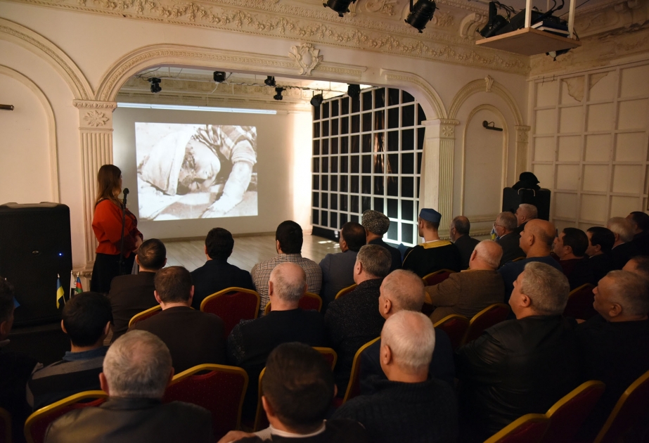 Dneprdəki soydaşlarımız dünya dövlətlərini Xocalı soyqırımını tanımağa çağırıblar