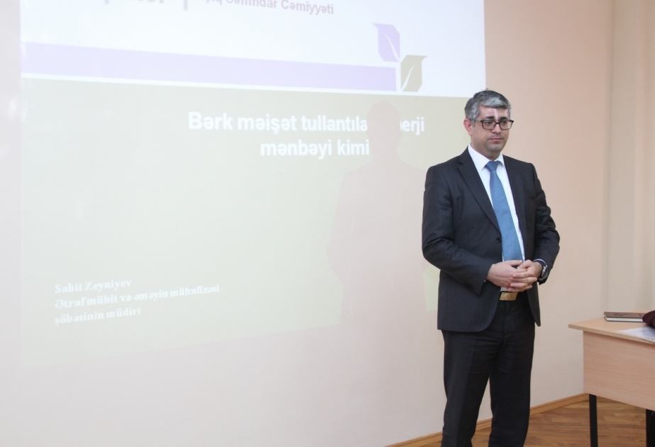AzMİU-da seminar: “Bərk məişət tullantıları alternativ enerji mənbəyi kimi”