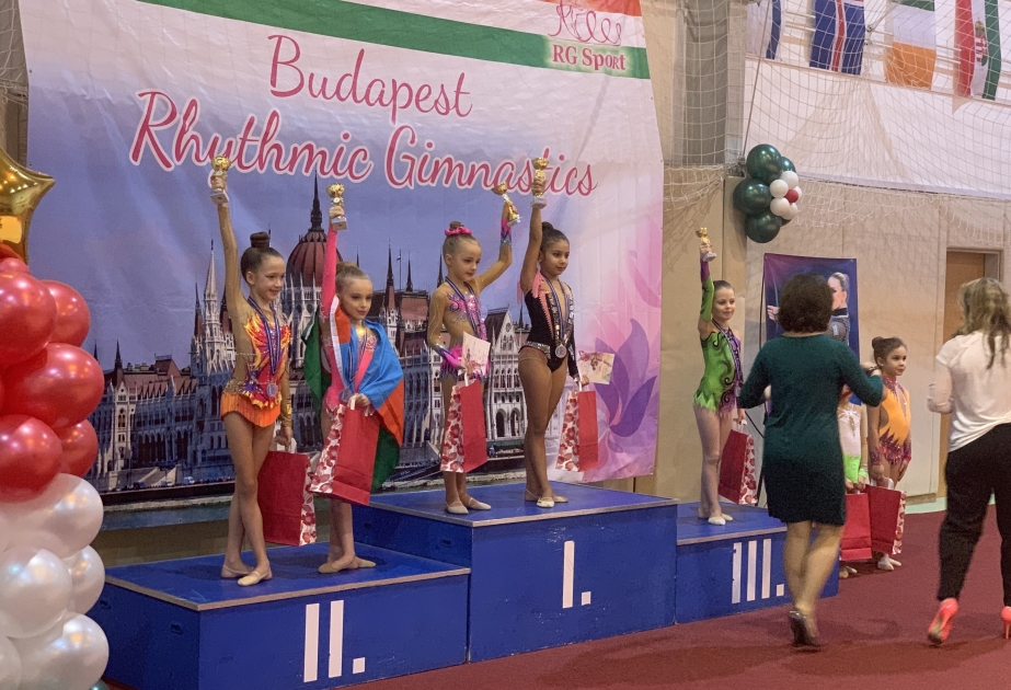 رياضية الجمباز الفني الأذربيجانية البالغة 8 أعوام تحصد الفضية في بودابست ستار 2019م