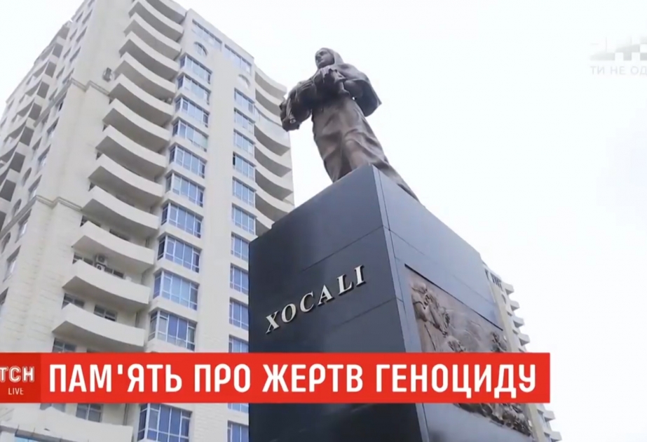 Ukraynanın 1+1 telekanalı Xocalı soyqırımı ilə bağlı Bakıdan geniş süjet yayımlayıb