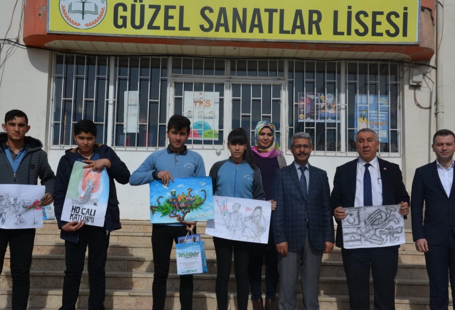 Xocalı soyqırımı ilə bağlı iğdırlı məktəblilər arasında keçirilmiş müsabiqələrə yekun vurulub