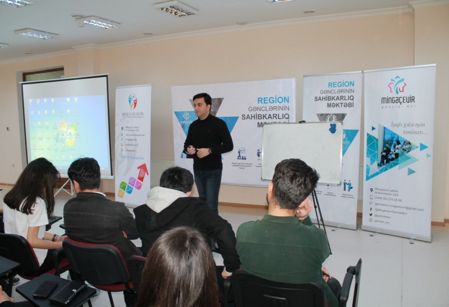 Region gənclərinin sahibkarlıq məktəbi layihəsinin icrası başa çatıb