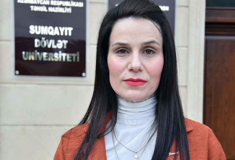 Sumqayıt Dövlət Universitetinin tələbəsi: Tələbələrin təqaüdlərinin artırılması bizə göstərilən dövlət qayğısının bariz nümunəsidir