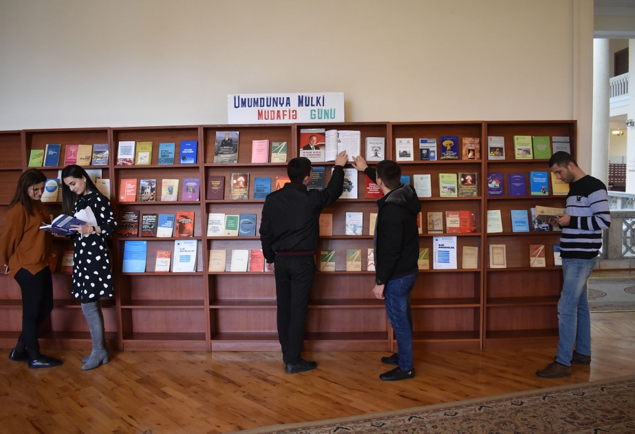 Milli Kitabxanada “Ümumdünya Mülki Müdafiə Günü” adlı kitab sərgisi açılıb